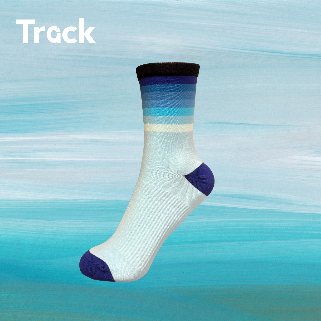 Track Performance Socks - Gradient Blue