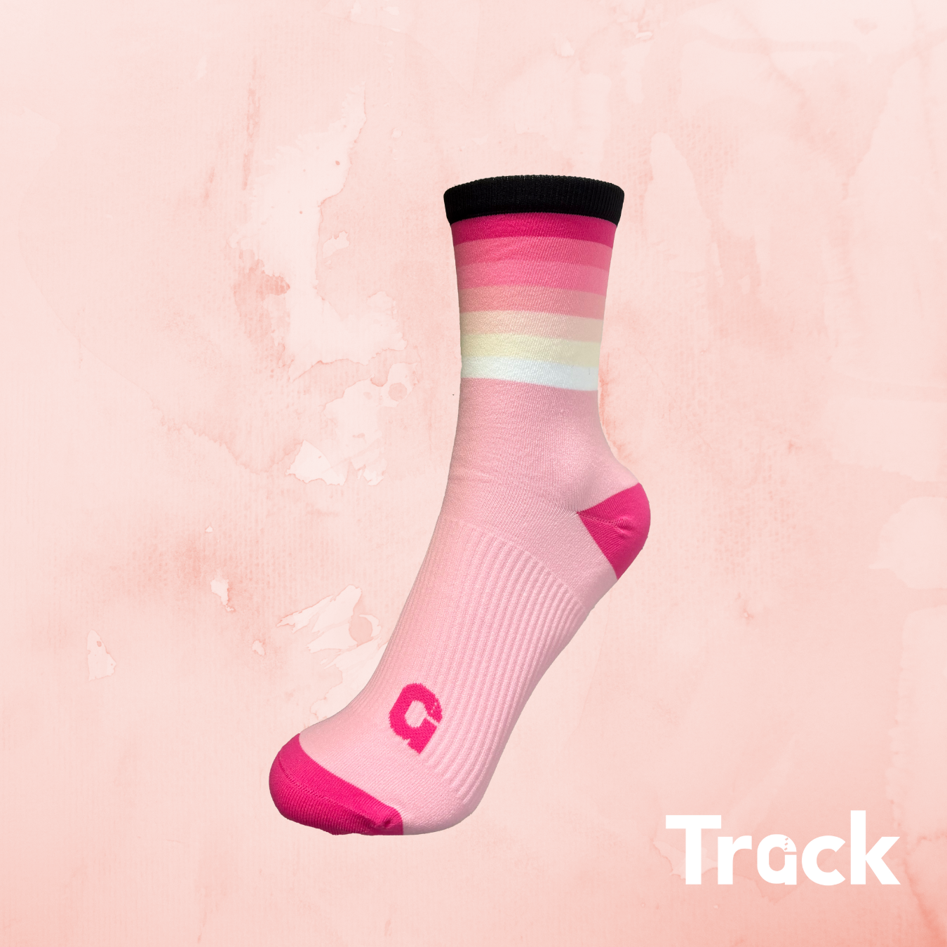 Track Performance Socks - Gradient Pink