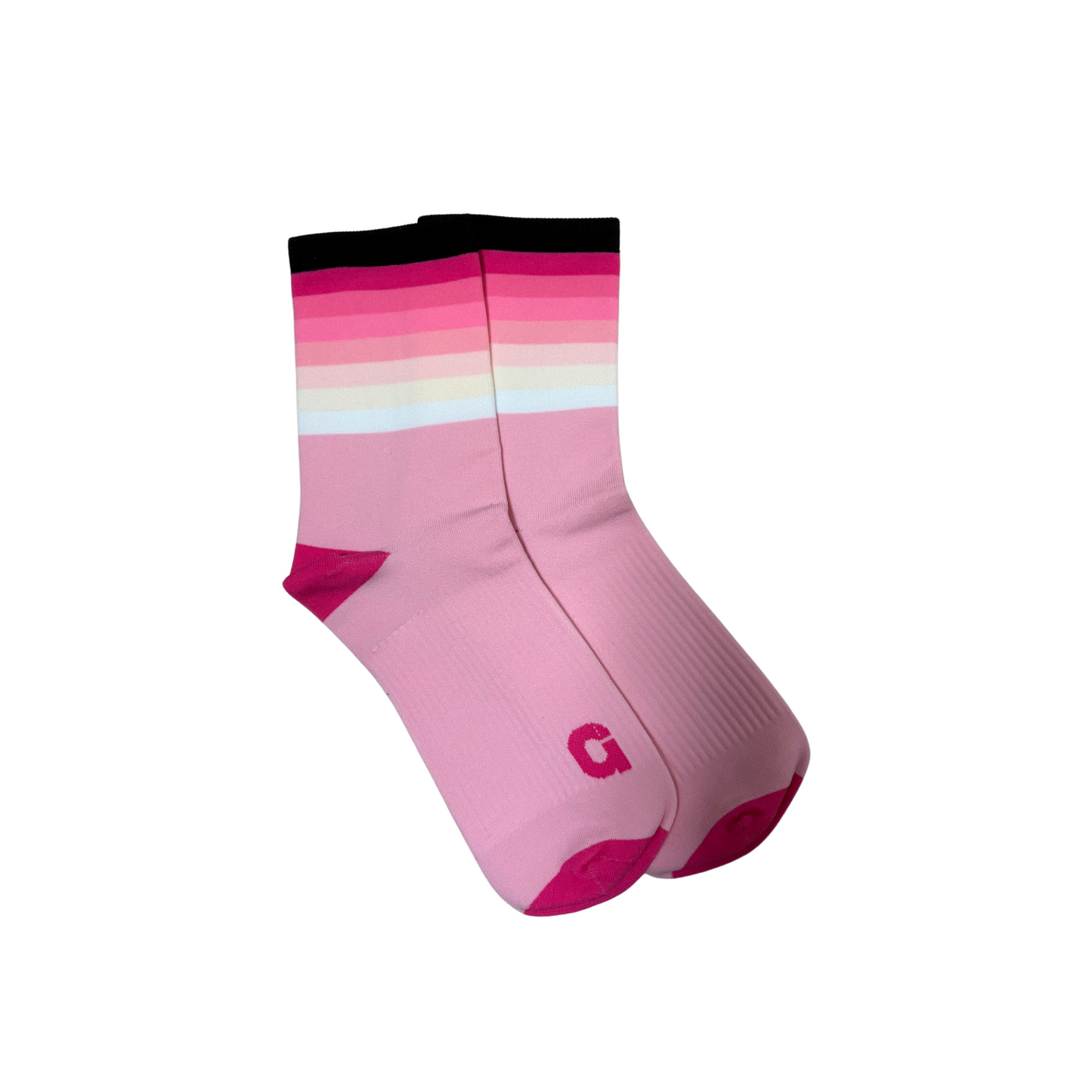 Track Performance Socks - Gradient Pink
