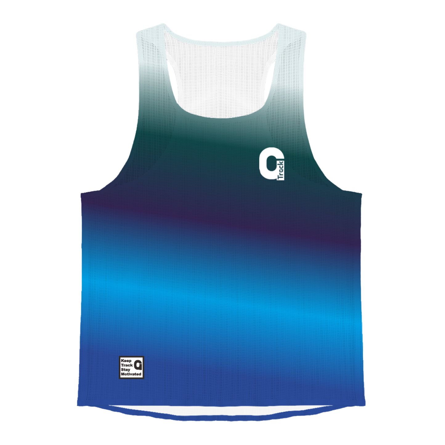 TrackRun breathable Vest  TrackRun 高效排汗背心 - Blue Gradient