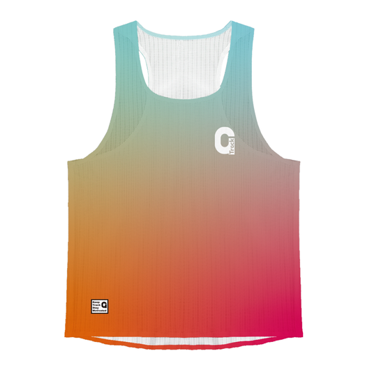 Men's Aero Sprint Race Vest - Electrical Blue Red