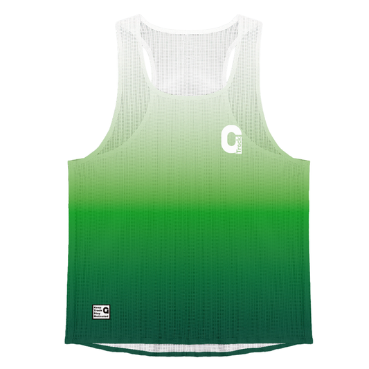 Men's Aero Sprint Race Vest - Green Gradient