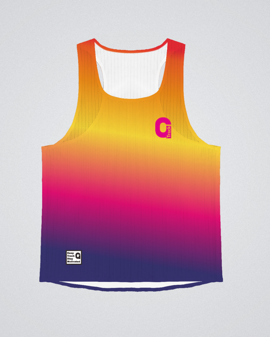 TrackRun breathable Vest  TrackRun 高效排汗背心 - Purple Orange