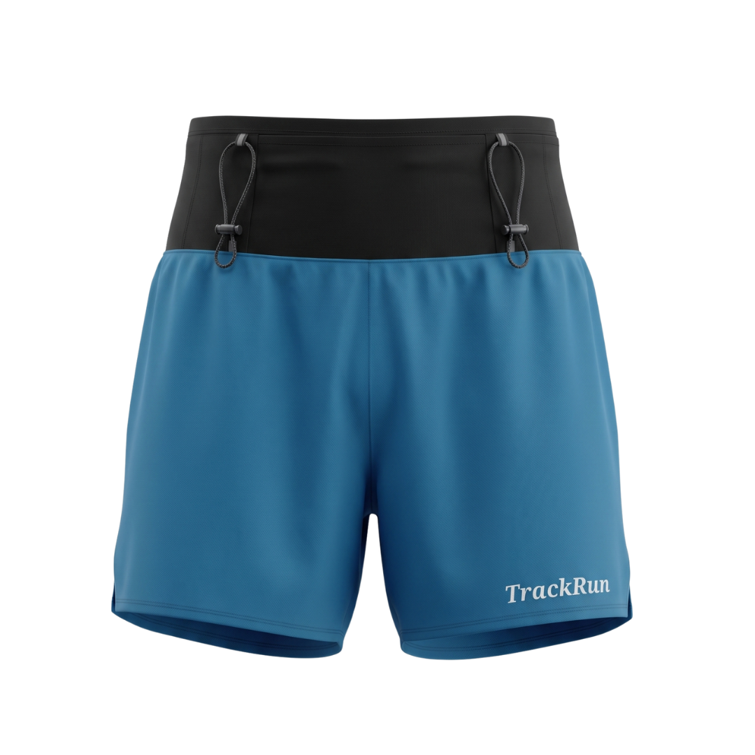 TrackRun Elite Running Gear System Shorts - Deep Turquoise 專業跑步機能裝備短褲 深松石藍