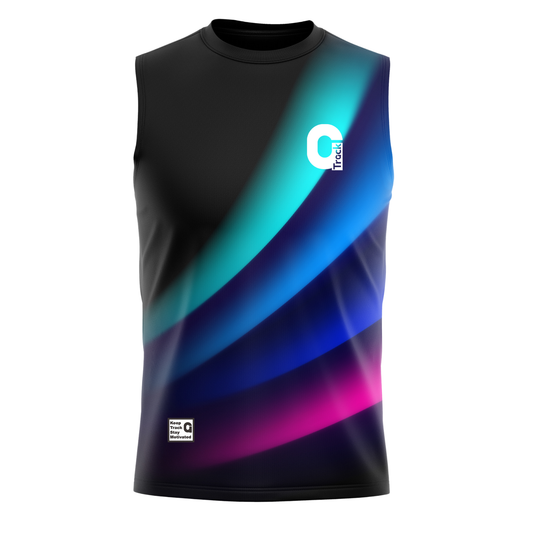 TrackRun Muscle Tank 緊身無袖上衣 - Midnight Aurora