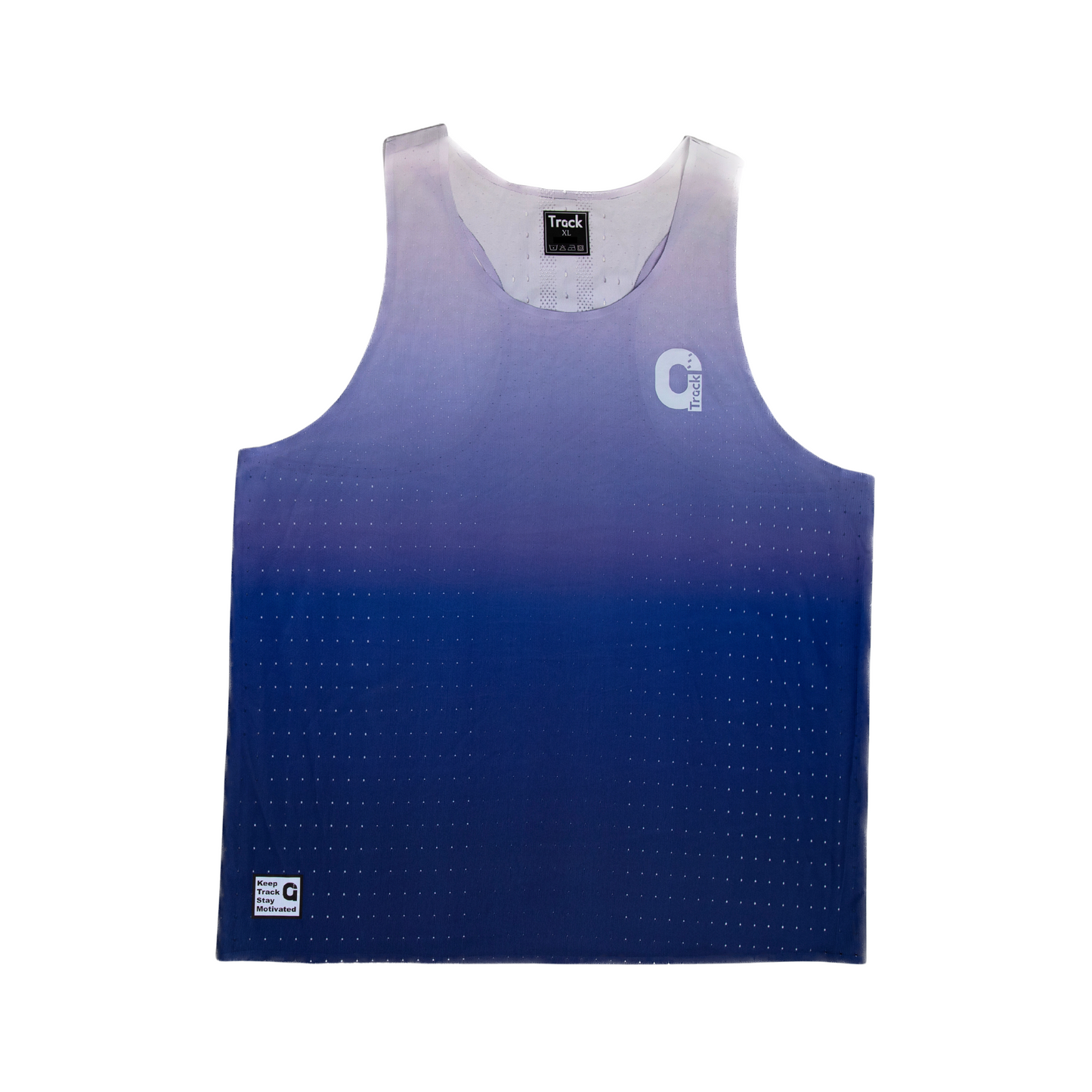 Men's Aero Sprint Race Vest - Blue Gradient