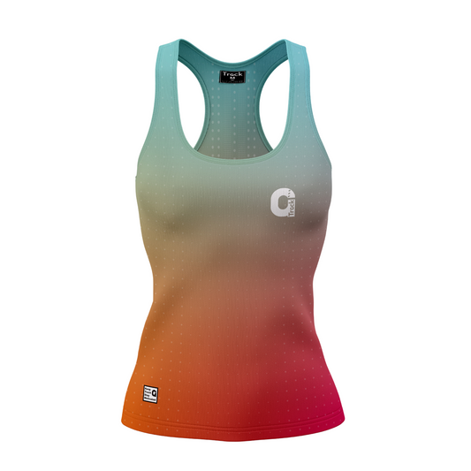 Women's Aero Sprint Race Vest - Electrical Blue Red