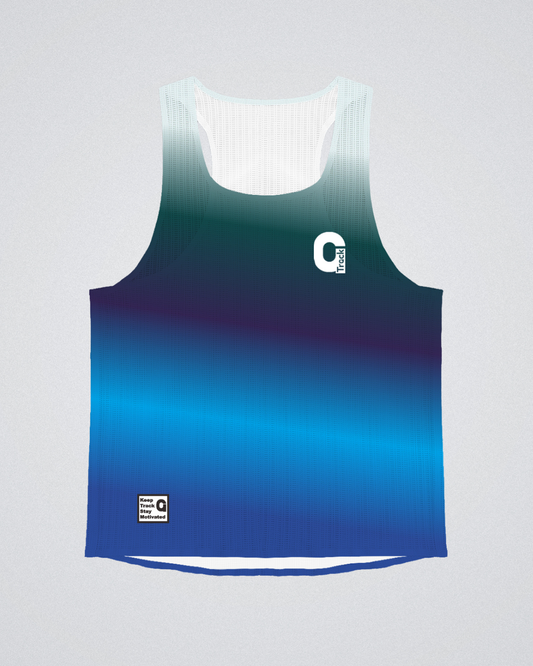 TrackRun breathable Vest  TrackRun 高效排汗背心 - Blue Gradient