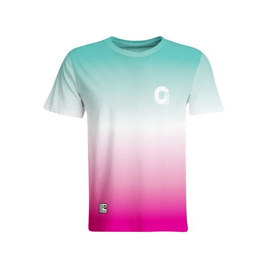 Endurance Max Tee - Aqua Gradient Pink