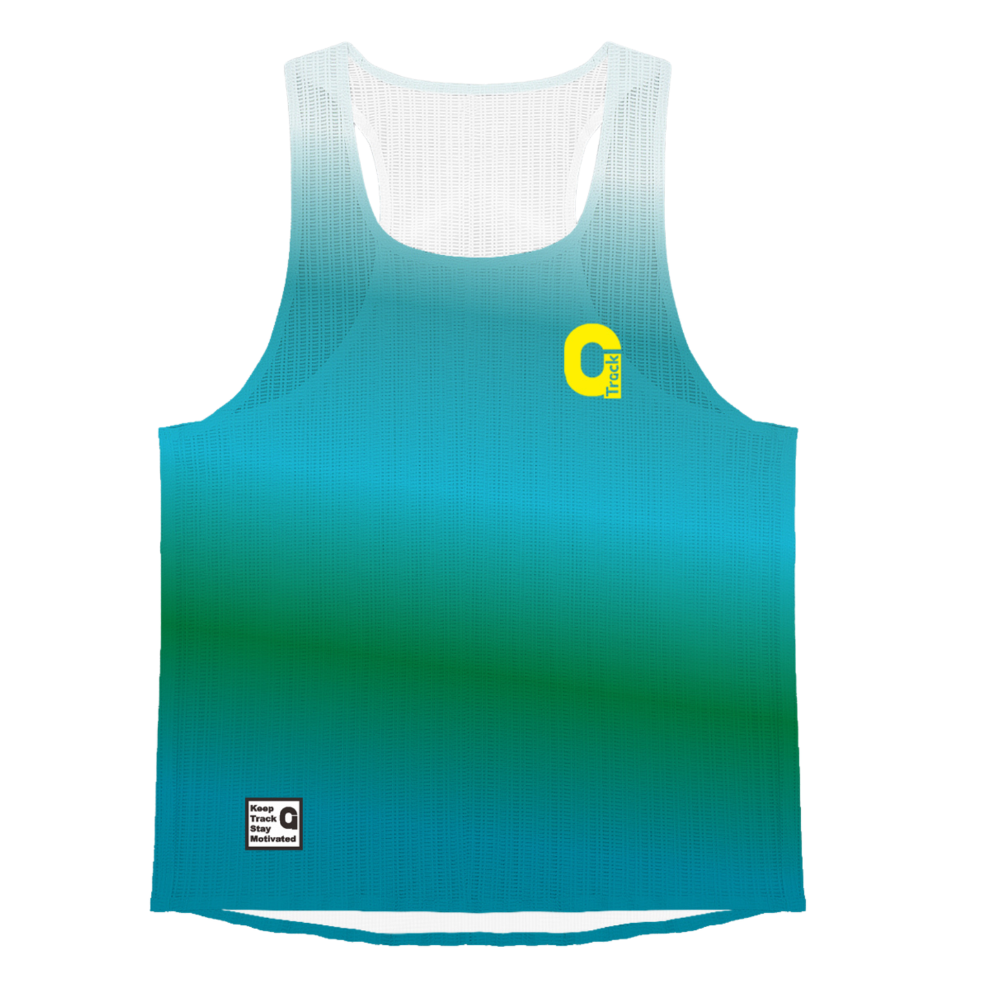 TrackRun breathable Vest  TrackRun 高效排汗背心 - Green Gradient