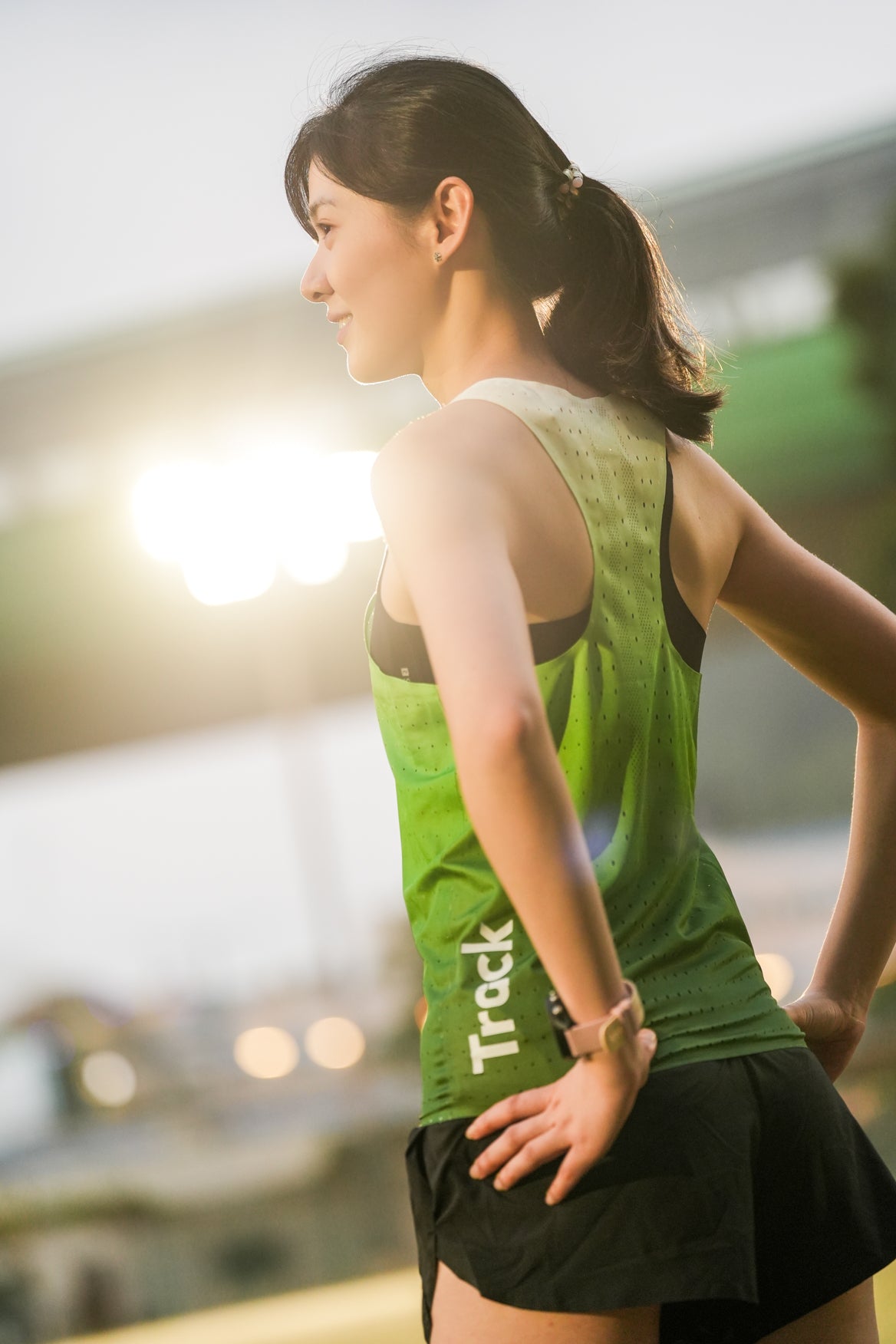 Women's Aero Sprint Race Vest - Green Gradient