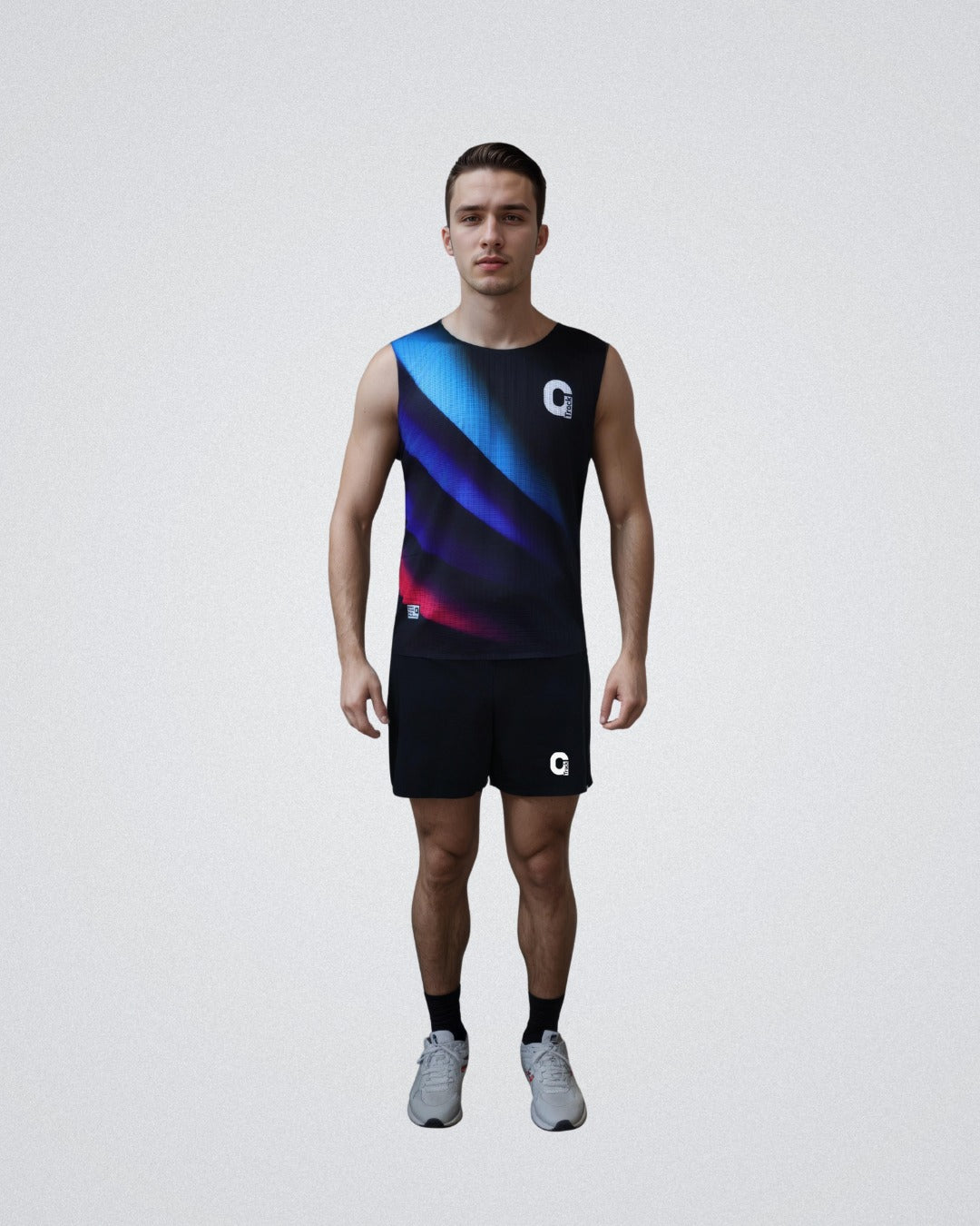 TrackRun Muscle Tank 緊身無袖上衣 - Midnight Aurora