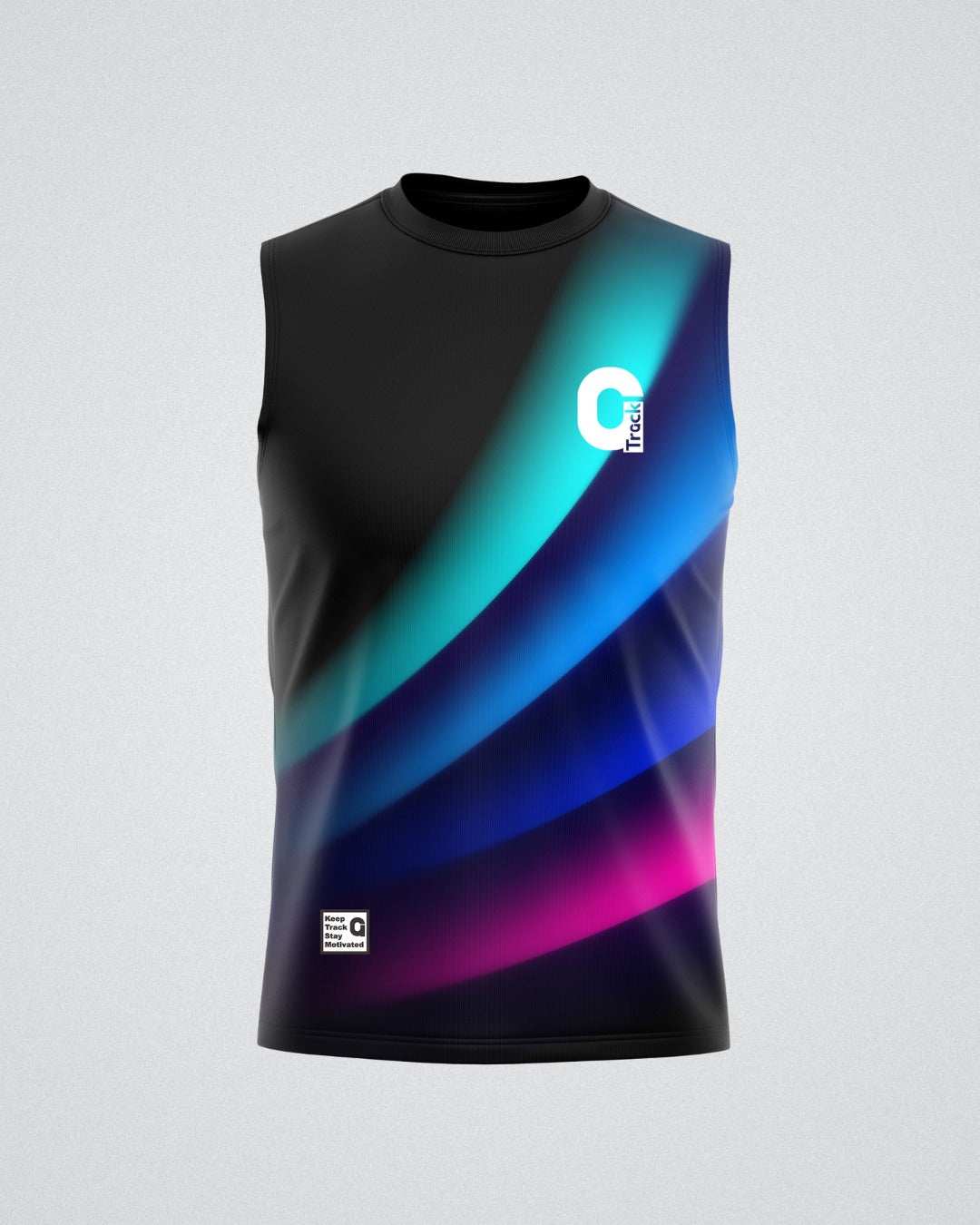 TrackRun Muscle Tank 緊身無袖上衣 - Midnight Aurora