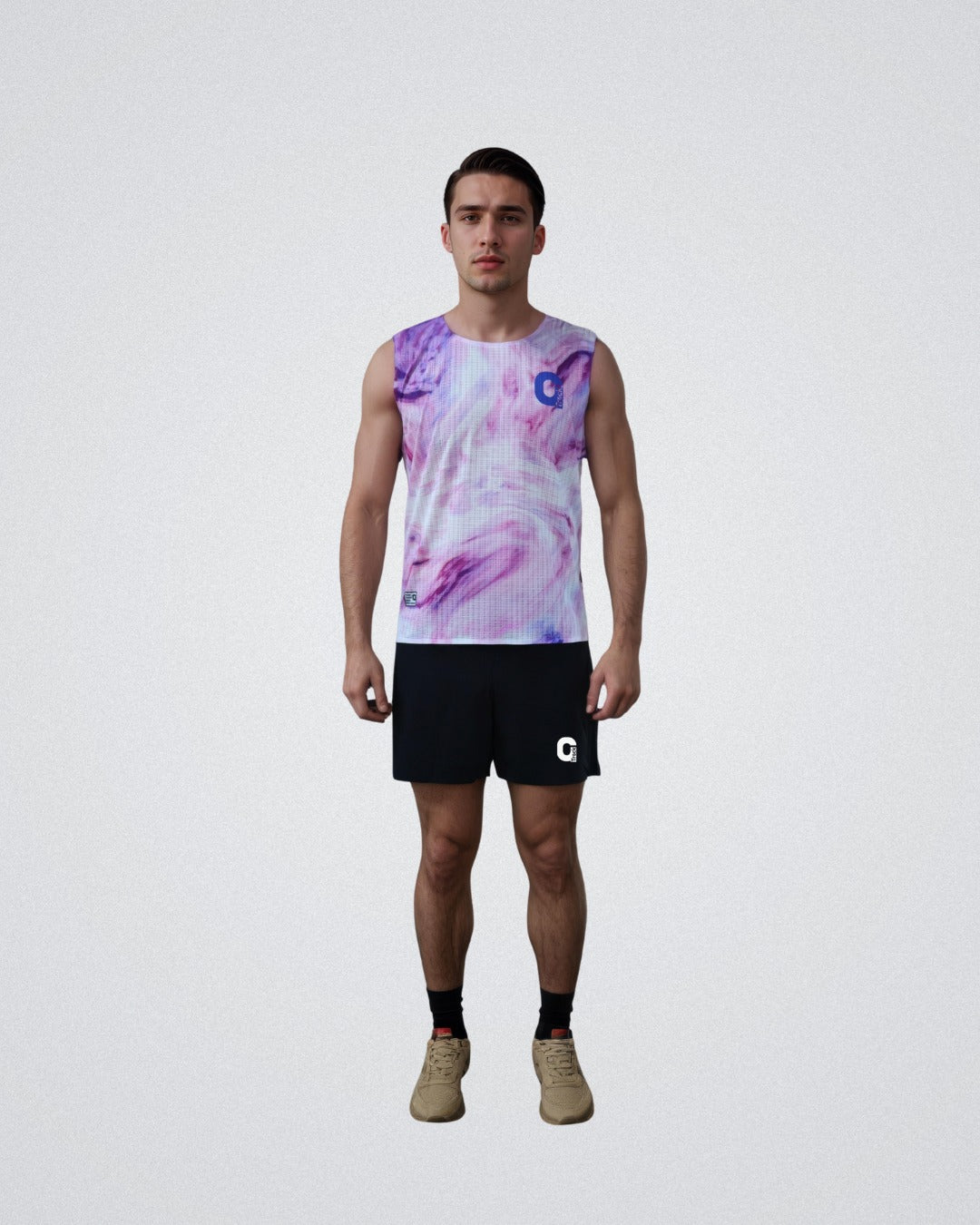 TrackRun Muscle Tank 緊身無袖上衣 - Dreamy Pink Purple
