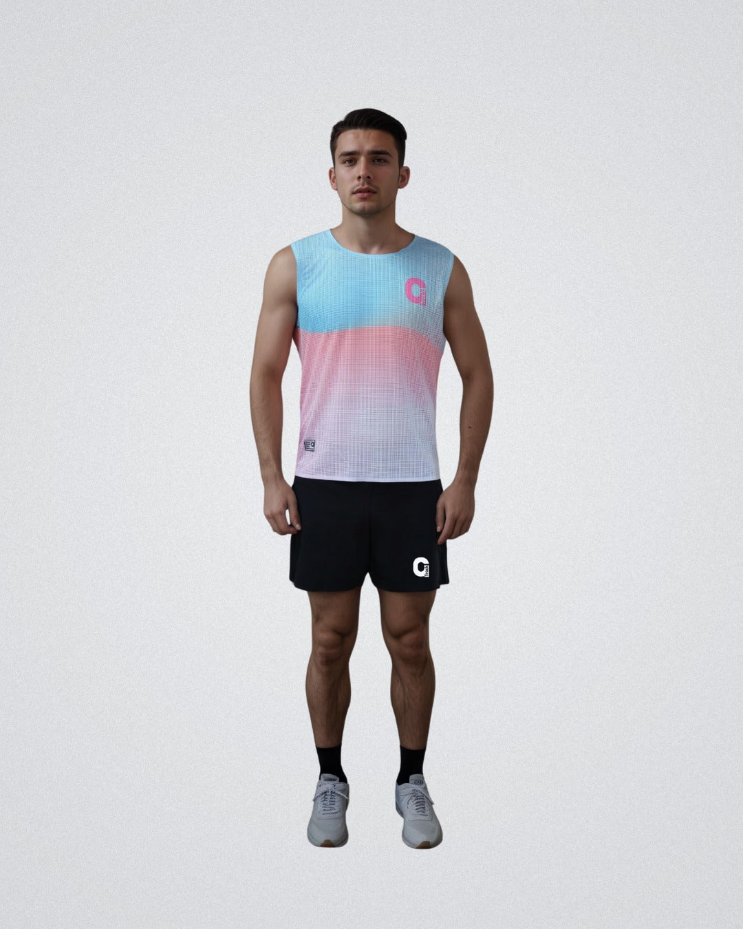 TrackRun Muscle Tank 緊身無袖上衣 - Fresh Duo